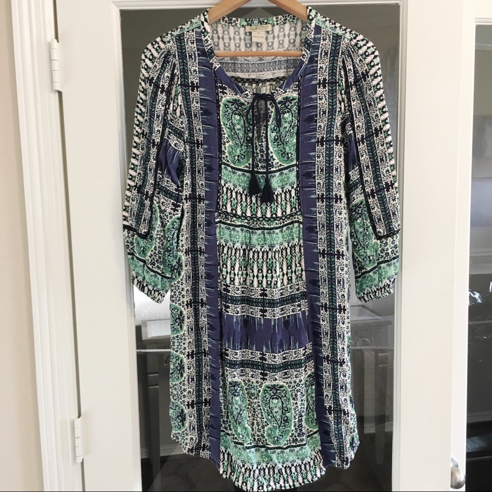 🍀Lucky Brand Boho Tassel Dress